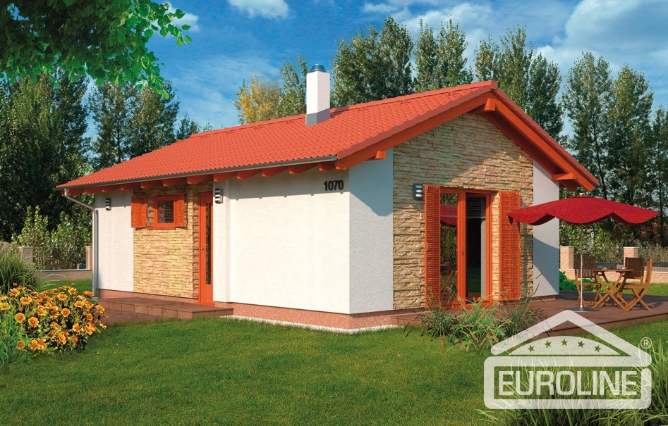 Bungalov 1070 Nízkoenergetický rodinný dom