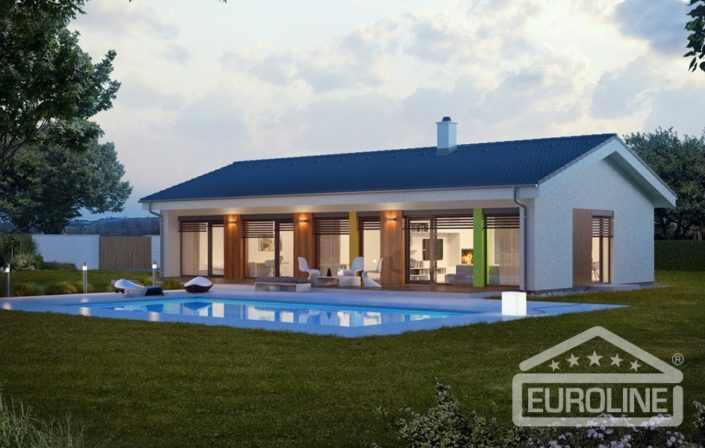 Bungalov 1580 – Nizkoenergeticky rodinny dom Denystav