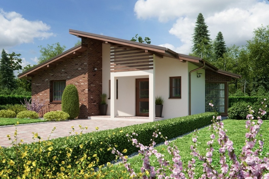 Bungalov RD 302 Nízkoenergetický rodinný dom